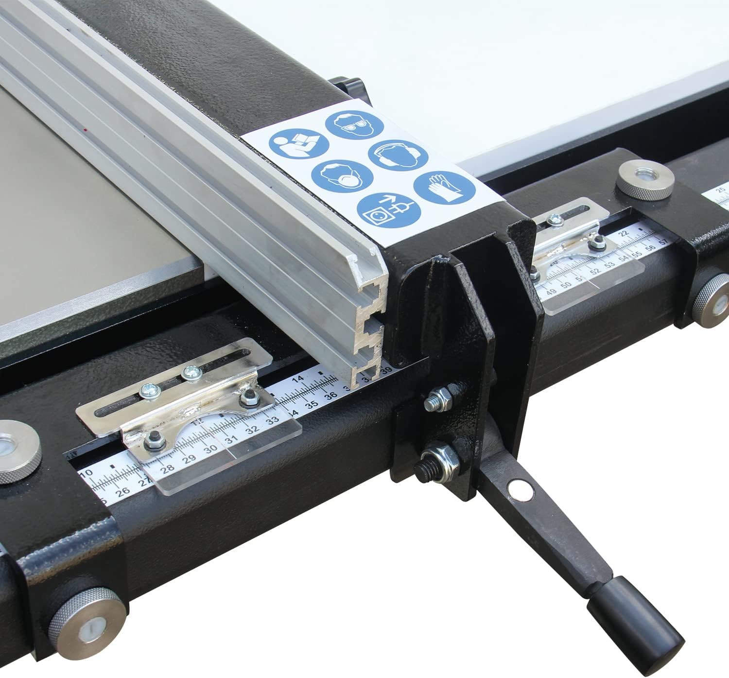 KAKA INDUSTRIAL Table Saw with 52 inch Industrial Rip Fence, ​10-Inch​ Blade, 3HP 220V Motor, Riving Knife, and Extension Table for Woodworking and Cabinet Making, Model WTS-1050