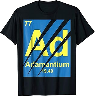 Marvel Wolverine Claws Adamantium Element Graphic T-Shirt
