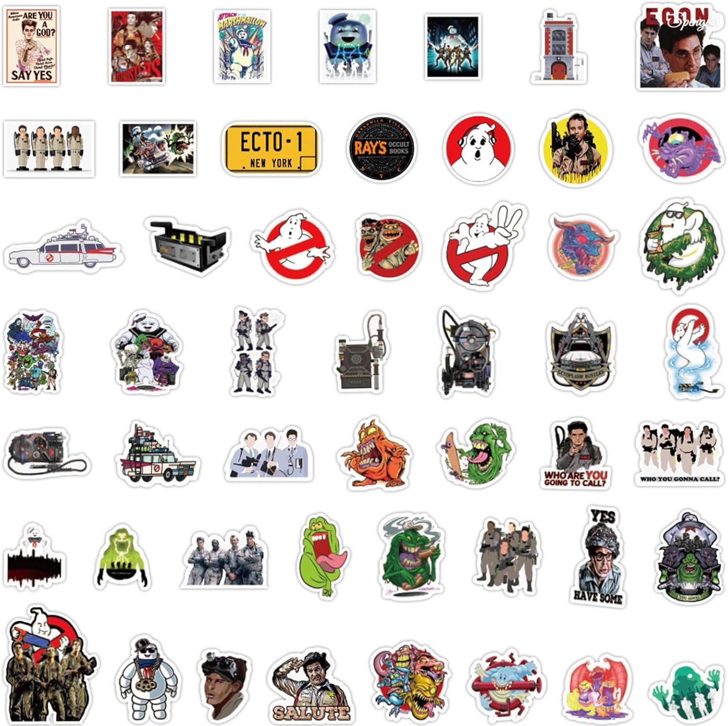 50pcs Ghostbusters Stickers for Water Bottle, Cool Terror Movie Stickers for Teen Kids Travel Case, Laptop, Guitar, Skateboard, Phone, Computer, Bike, Notebook - Image 7