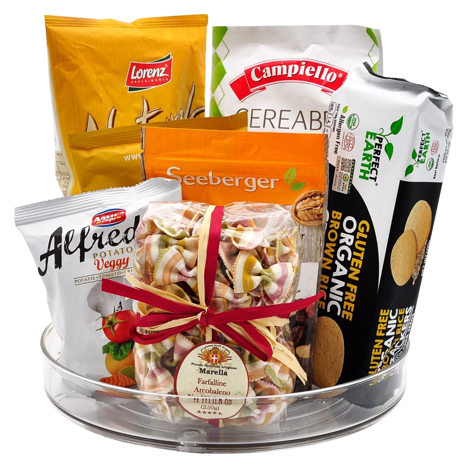 Lazy Susan - Organizador Giratorio Grande para Cocina, despensa, Armario, Mesa de Comedor, Nevera, encimera, tocador, contenedor Giratorio de Almacenamiento de Alimentos para Especias, condimentos