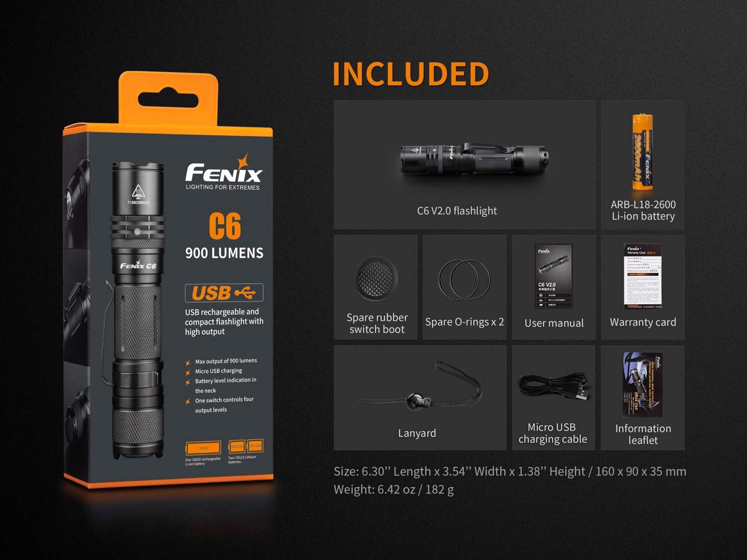 fenix c6 flashlight V3 LED Torch Light in India - 1500 Lumens It packs 700 lumens and a 361 NLD fenix c6 v2 :