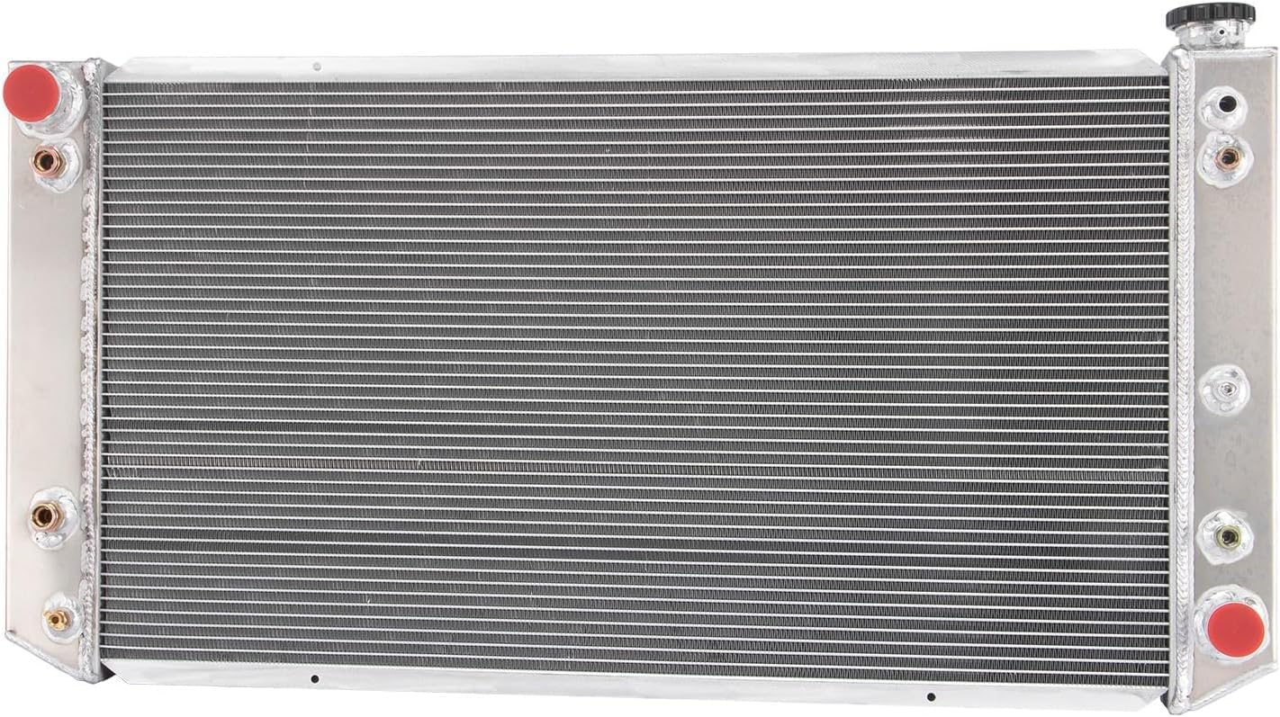 4 Row Aluminum Radiator for 1992-1993 Chevy GMC C2500 C3500 K2500 K3500 6.5L V8 Diesel AT Radiators Radiador 92 93
