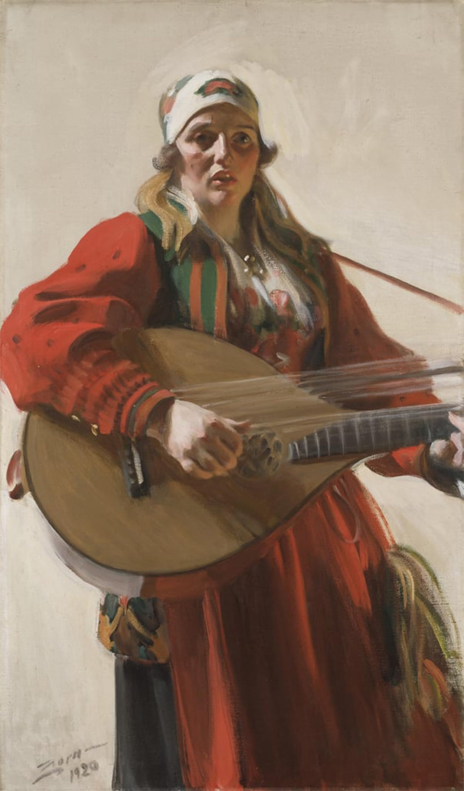 ARTXLXXBN Famous Print Painting Colorful Art Print Home Tunes by Anders Leonard Zorn Canvas Art Decorations for Home Decor 60x90cm