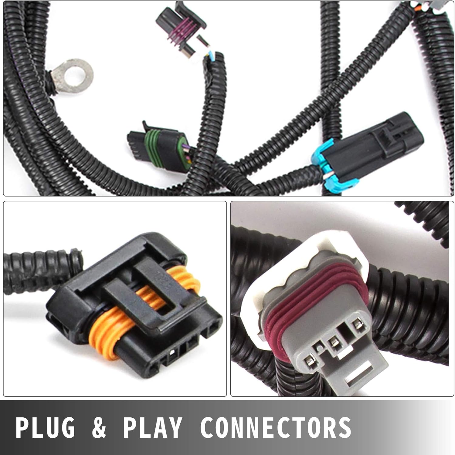 Buy Mophorn Standalone Wiring Harness, Extra Long Engine ...