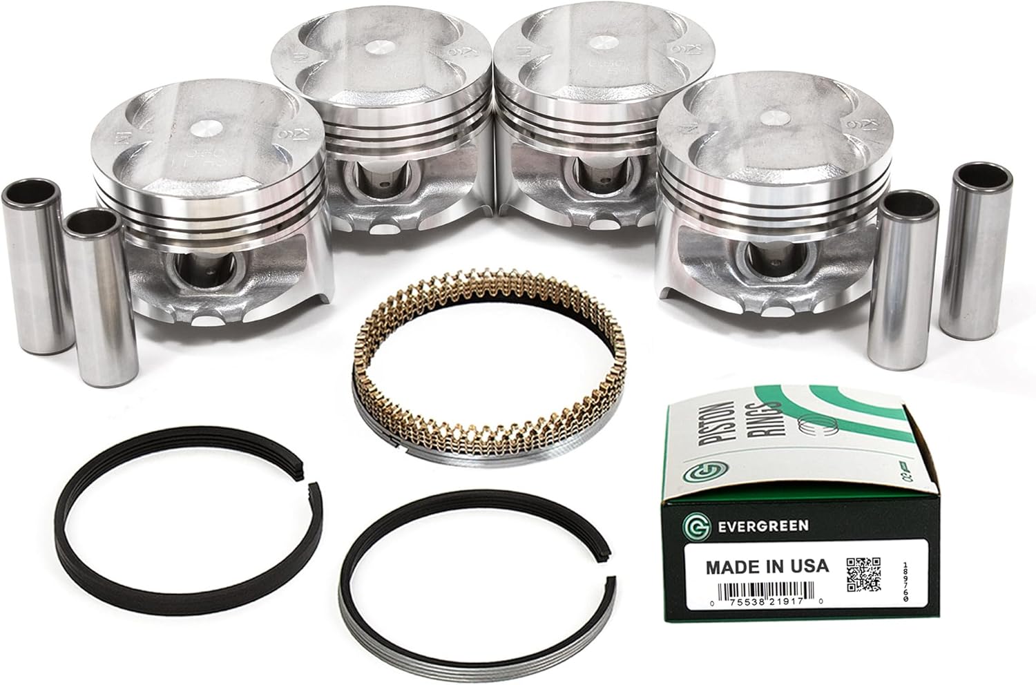 MA-4216950054-6 Pistons Main Rod Bearings Compatible With/For Acura Integra Honda ZC JDM 1.6L P29 D16A1