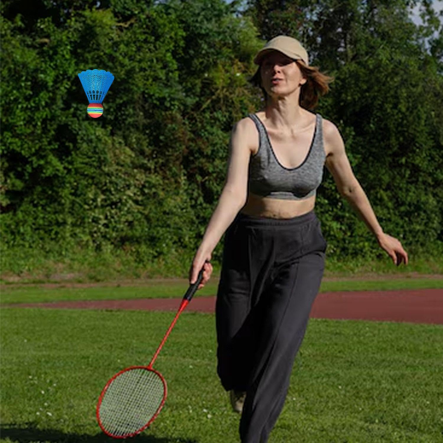22 Pelotas De Bádminton De Plástico, Bádminton Creativo De Color, Duraderas Y Fuertes, Adecuadas para Competiciones Deportivas, Entretenimiento Y Entrenamiento.