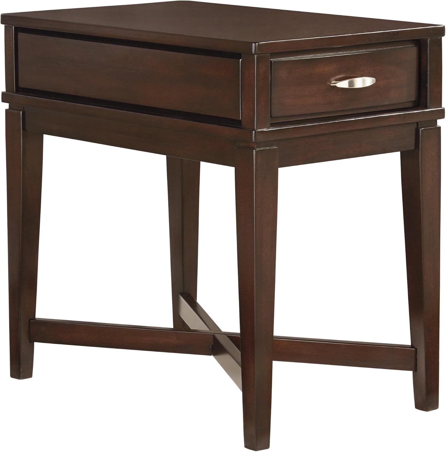 Signature Design by Ashley Dinelli Dark Brown Chair Side End Table Home & Kitchen