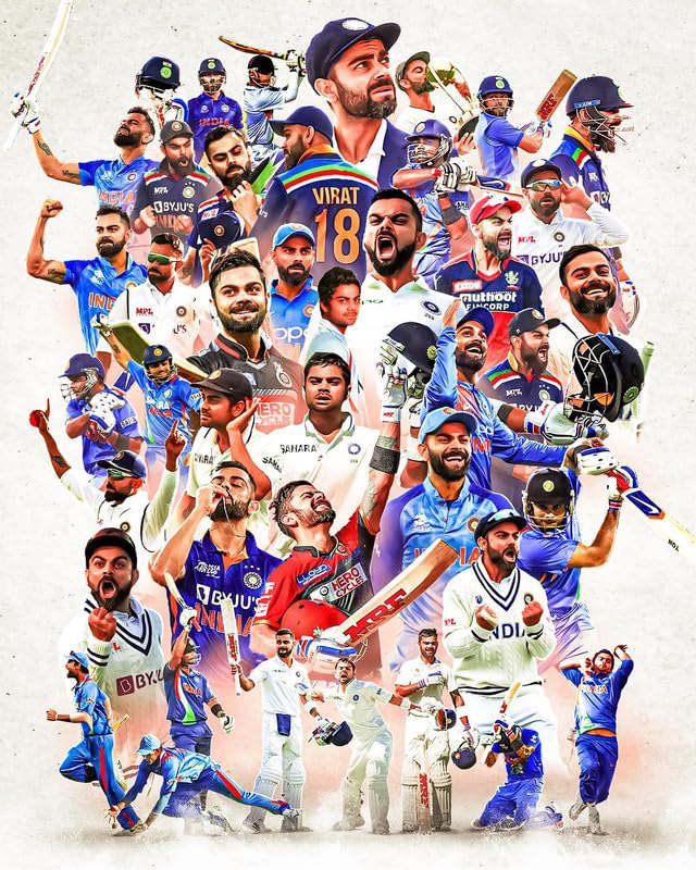 Cricket Player Abstract Vinyl Wall Sticker 12x18 Inch, Bharat Cricket Team Player, Cricket Lover Wall Sticker Self Adhesive, Game Rooms, Home Decor Sticker_DKTB-10 (B0CLV8K99S) Amazon Price History, Amazon Price Tracker