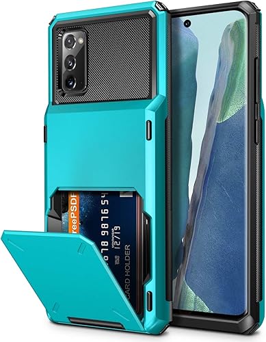 Miniatura 7 de Vofolen Funda para Galaxy Note 20 5G Wallet 4-Card Flip Cover Soporte para tarjeta de crédito Ranura de identificación Bolsillo oculto de doble capa