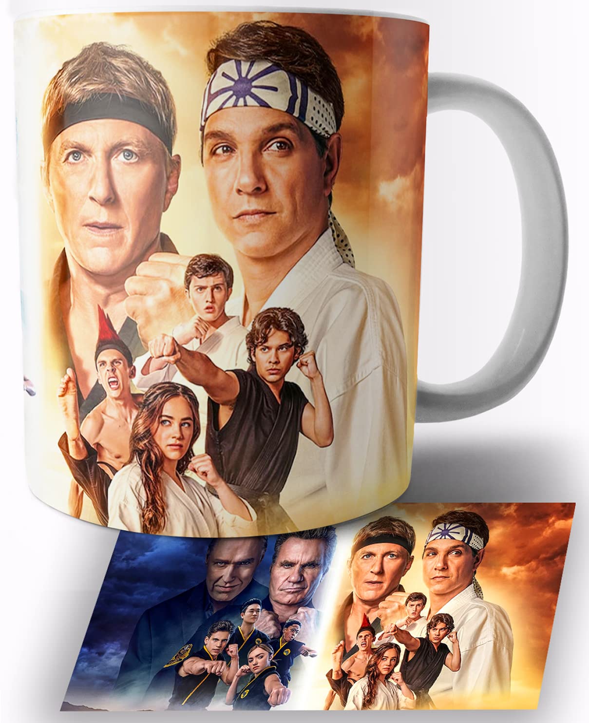 Cobra Kai Keramiktasse 11 Oz (ca. 315 Ml) – Offizielles Lizenzprodukt, Schwarz Mit Logo, In Geschenkbox, Mikrowellen- & Spülmaschinenfest