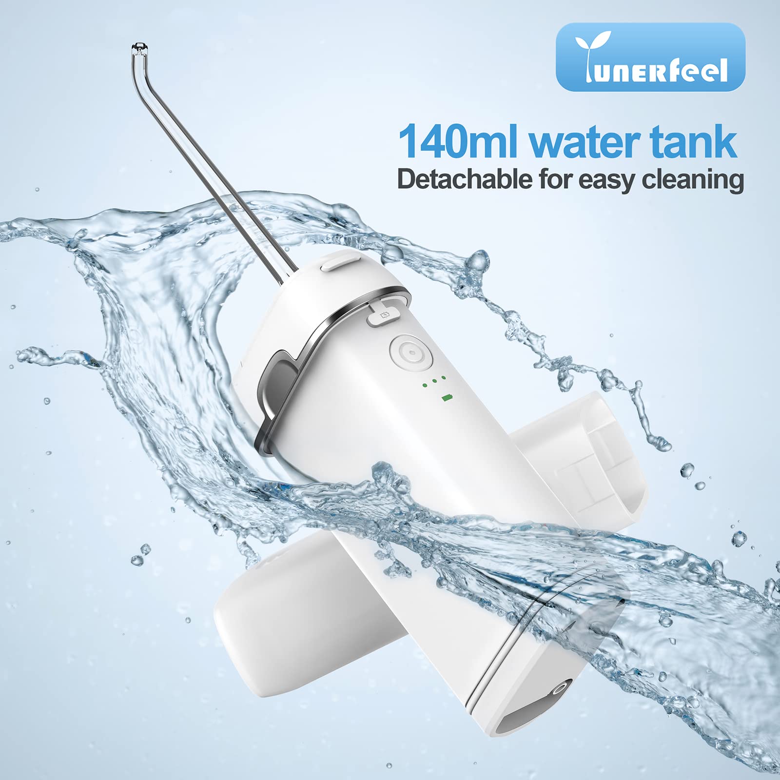 Water Flosser Cordless for Teeth,YUNERFEEL Water Flosser,Telescopic