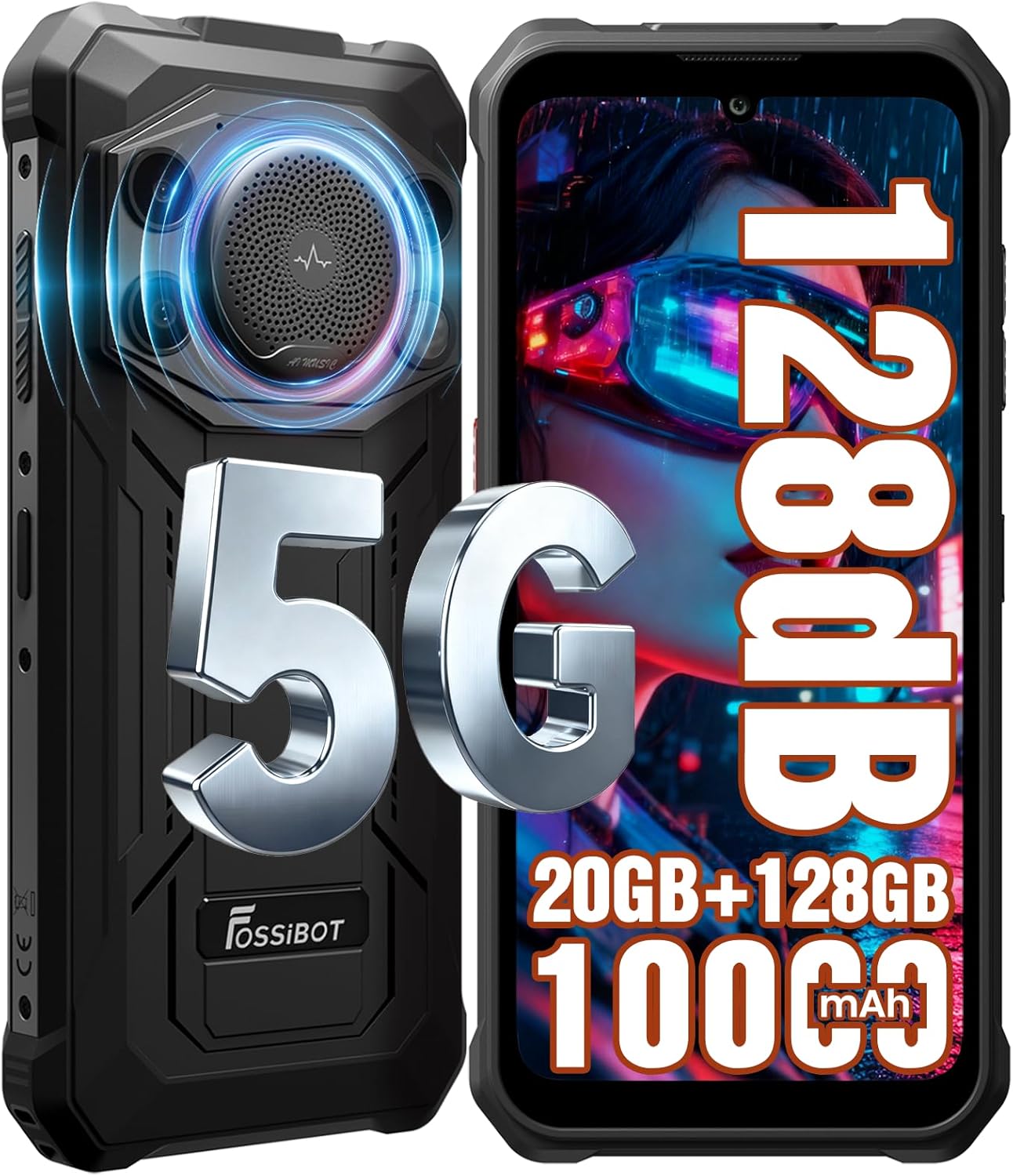 FOSSIBOT F110 Pro Rugged Smartphone...