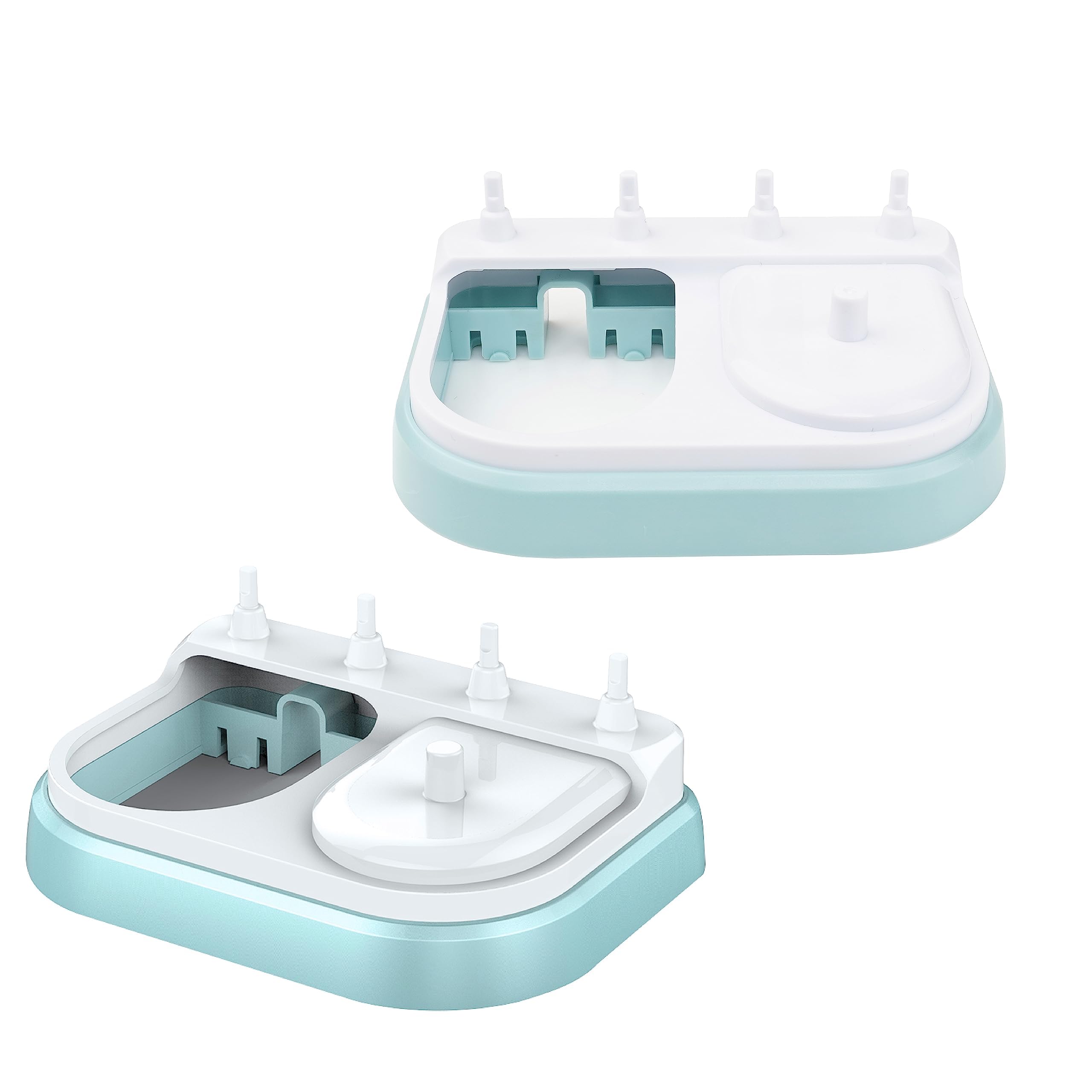 ANOTION Portaspazzolino postura, portaspazzolino elettrico, compatibile con Sonicare per 2 spazzolino elettrico e 4 testine di ricambio