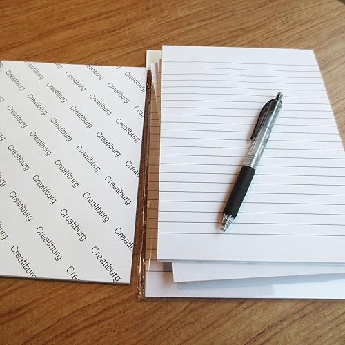 Miniatura 6 de Notas adhesivas grandes de color blanco de 6 x 8 pulgadas, 6 blocs de 50 hojas por bloc, bloc de notas autoadhesivas forradas para oficina y