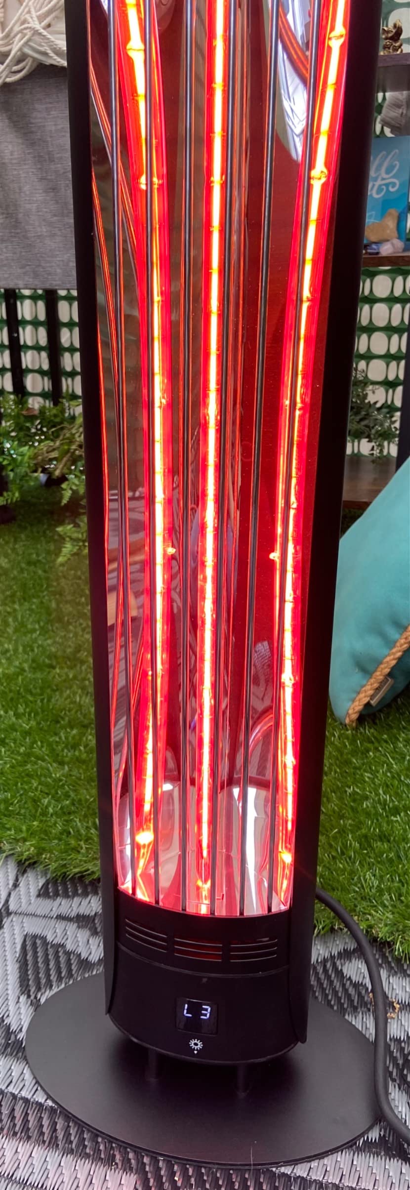 26/mo Finance Outdoor Patio Heater, EAST OAK 1500W Portable Outdoor