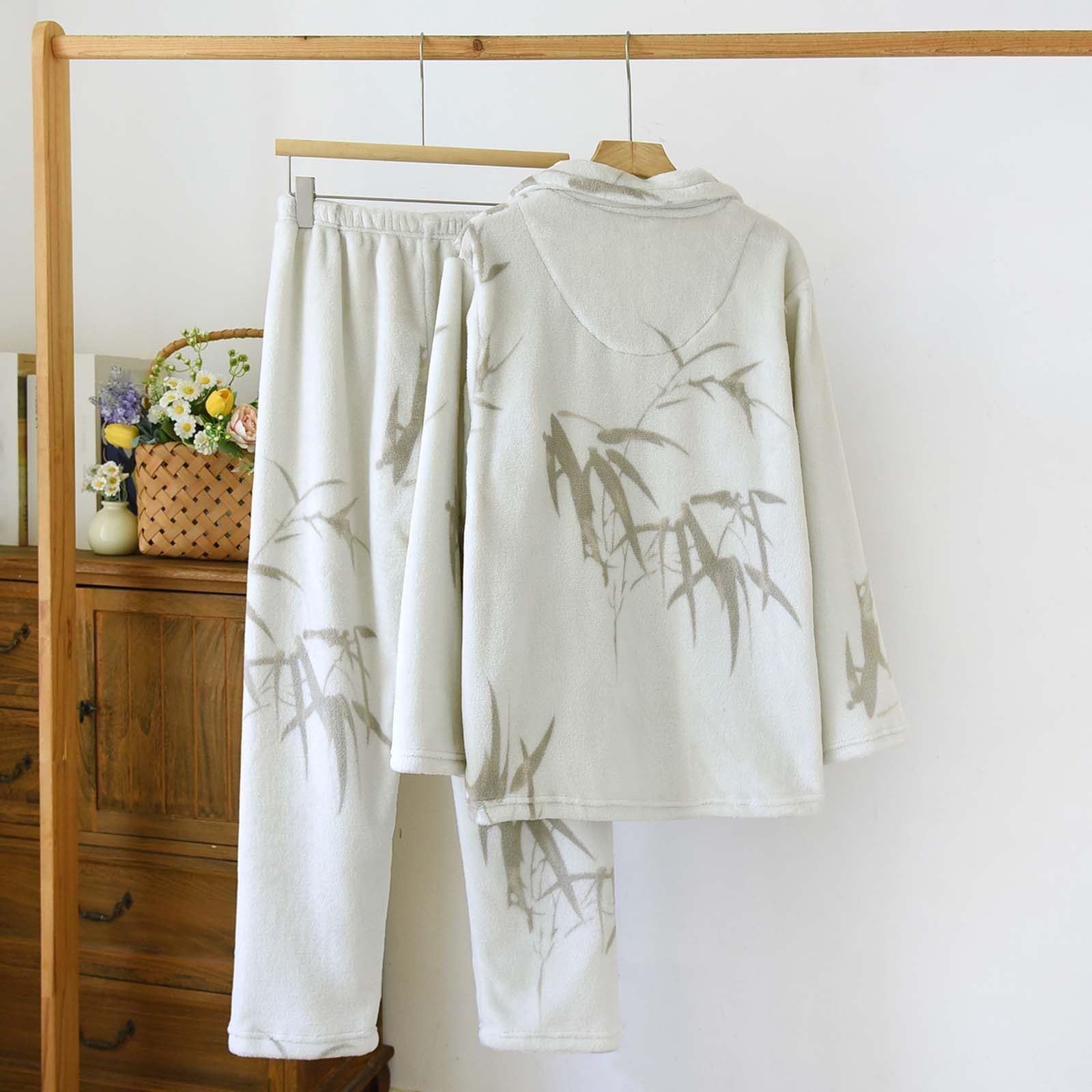 Pigiama Uomo Kimono Cotone Lungo Casa | Pigiama Uomo Kimono Lungo, Tessuto Morbido e Traspirante, Perfetto per Relax Quotidiano