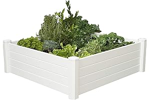 NuVue Products Raised Garden Bed for Premium Vegetable Growing Experience