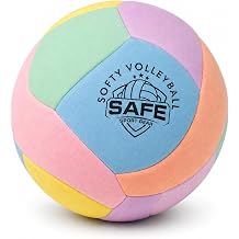 Softy Volleyball - Super Soft Designed for Pain-Free Play - Awesome Kids Indoor Ball with a Realistic Feel and Bounce - Perfect Ball for House