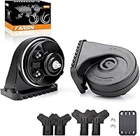 Vista 11 de FARBIN Bocina de coche compatible con Toyota/Lexus/Subaru 12V impermeable bocinas automáticas fuertes con enchufe de bocina de 1 a 2