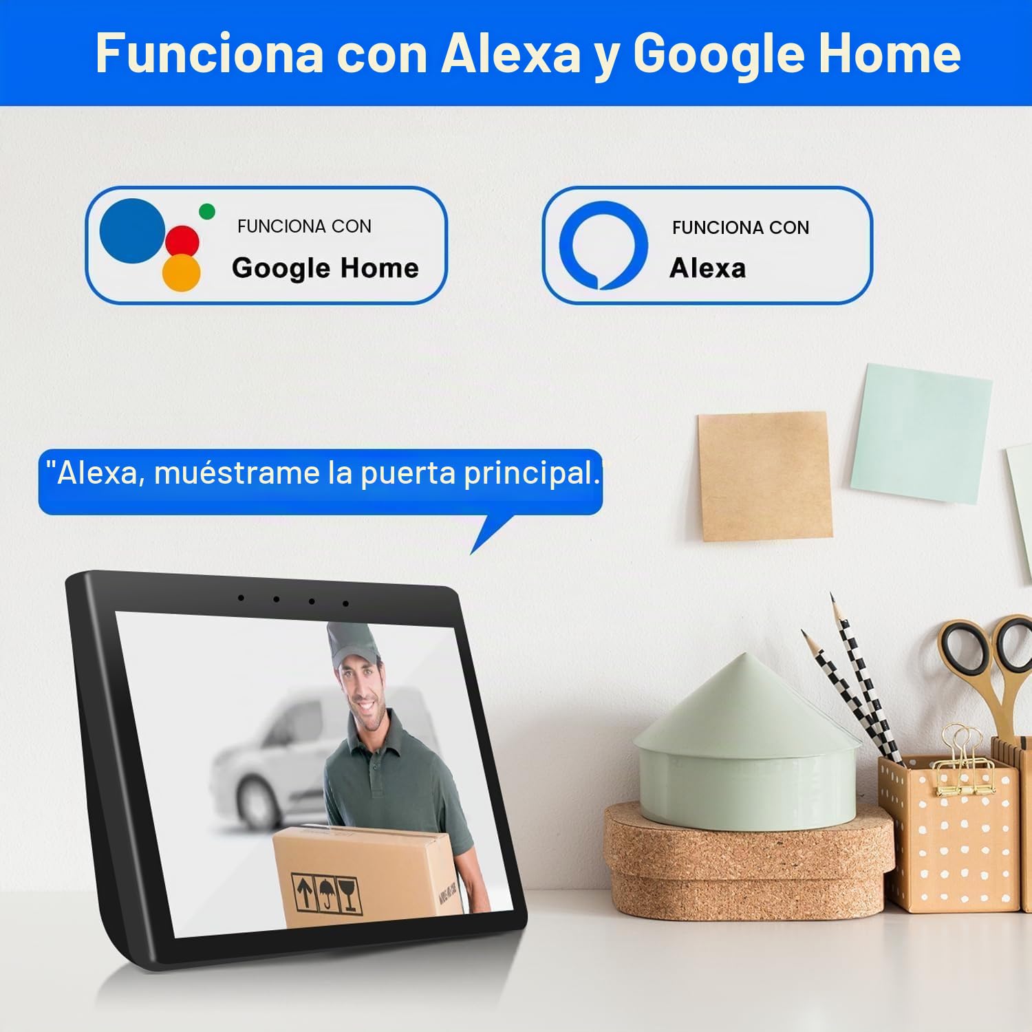 Timbre inalámbrico de video con timbre, cámara de seguridad 2K HD sin suscripción, detección de movimiento PIR, visión nocturna, audio bidireccional, funciona con batería, tarjeta SD/almacenamiento en
