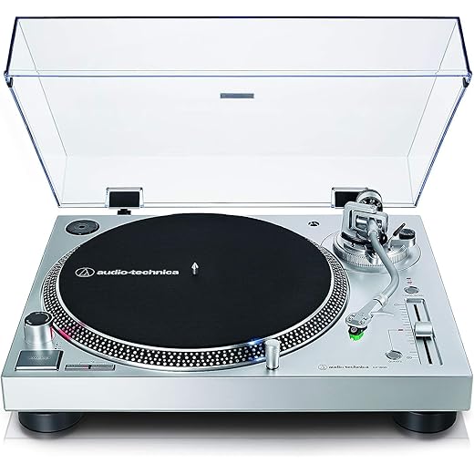Audio-Technica LP120XUSBSV Direct Drive Vinyl Turntable (Analogue & Usb) Silver