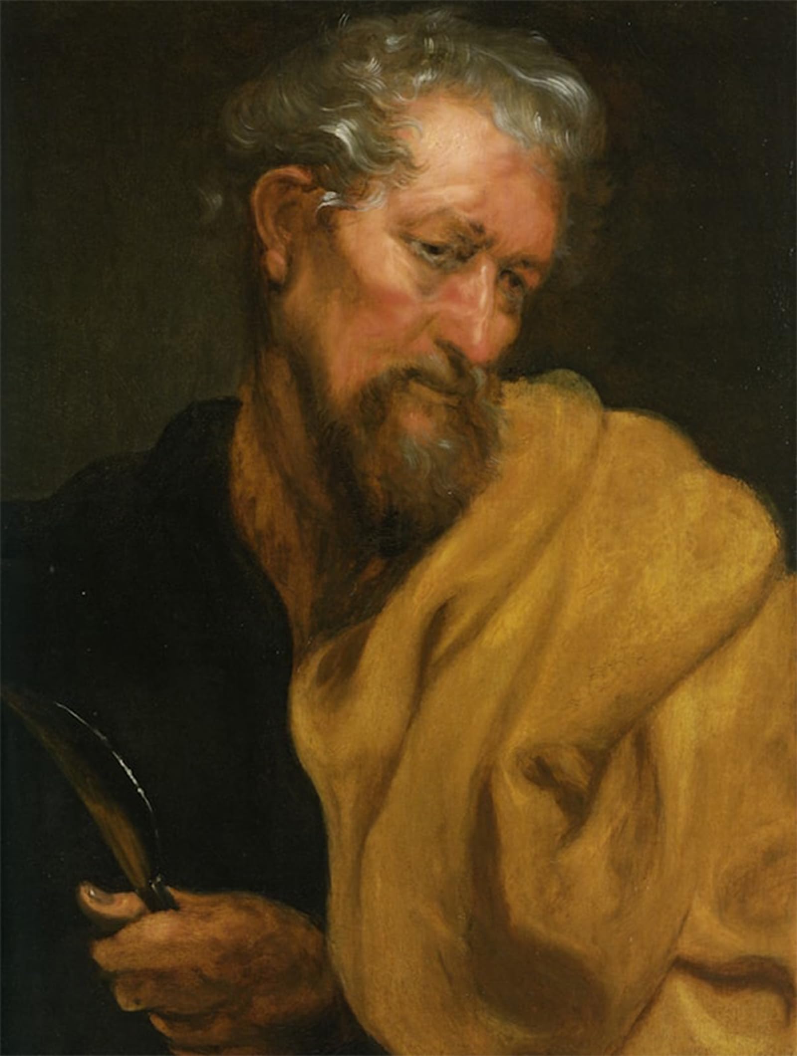 ARTXLXXBN Famous Print Painting Colorful Art Print Saint Bartholomew by Sir Antony Van Dyck Canvas Art Decorations for Home Decor 60x90cm
