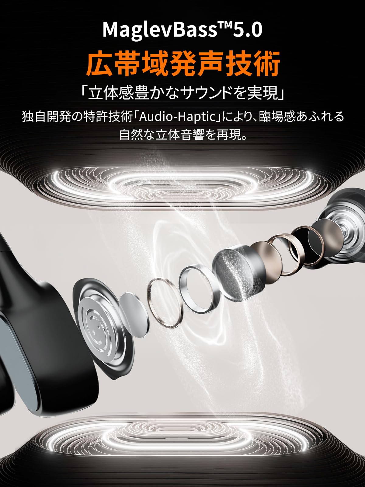Amazon.co.jp: Mojawa（モジャワ） Aerra 骨伝導イヤホン ワイヤレス