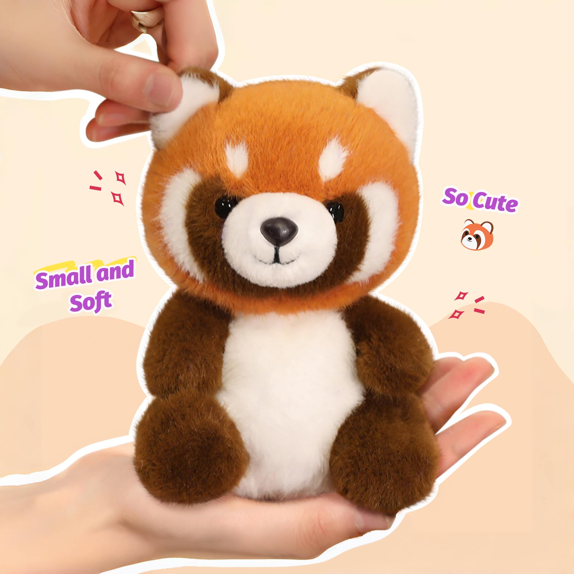 Amazon.co.jp: Ditucu レッサーパンダ ぬいぐるみ かわいい ソフト