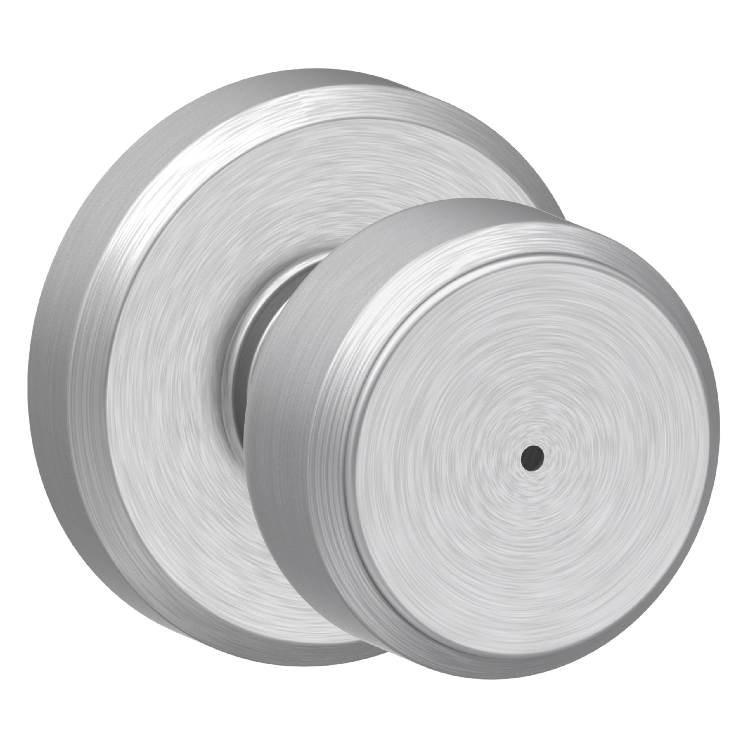 Schlage F40 BWE 626 GSN Greyson Collection Bowery Privacy Lock Knob, Satin Chrome