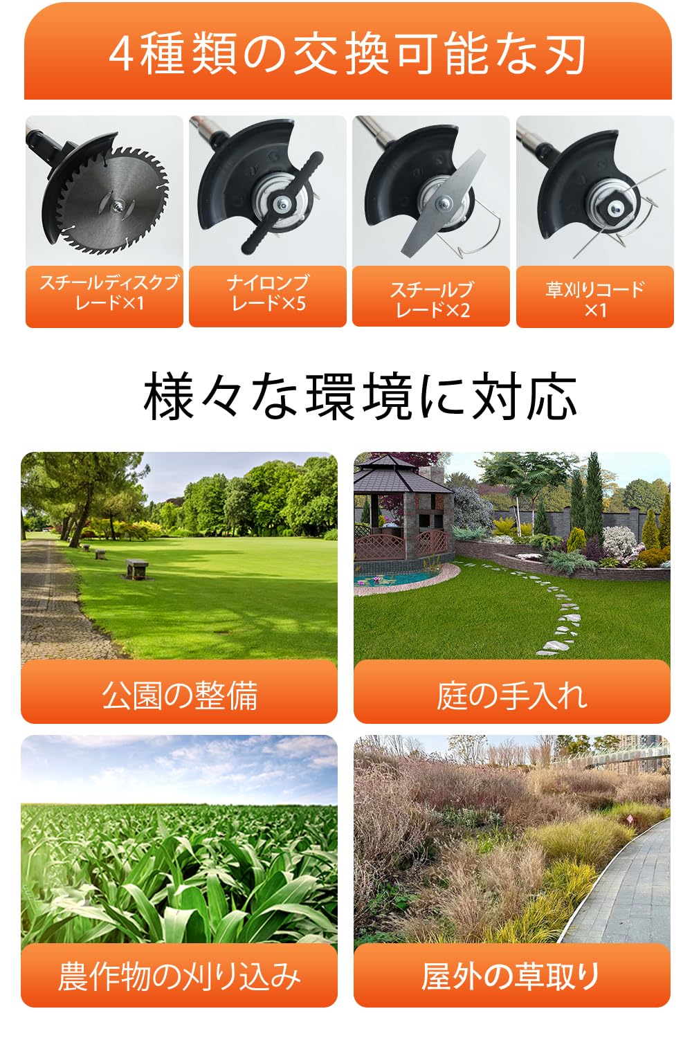 Amazon.co.jp: 草刈り機 折りたたみ コードレス 充電式草刈機