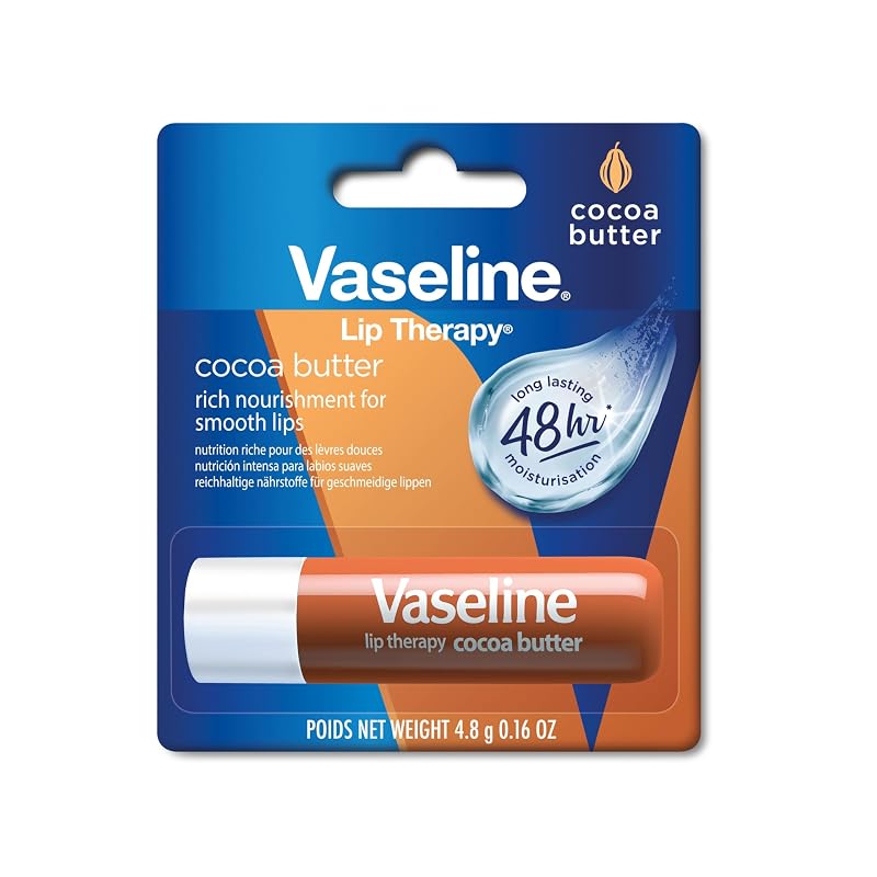 Vaseline Lip Therapy em Bastão com Manteiga de Cacau, 4,8 g