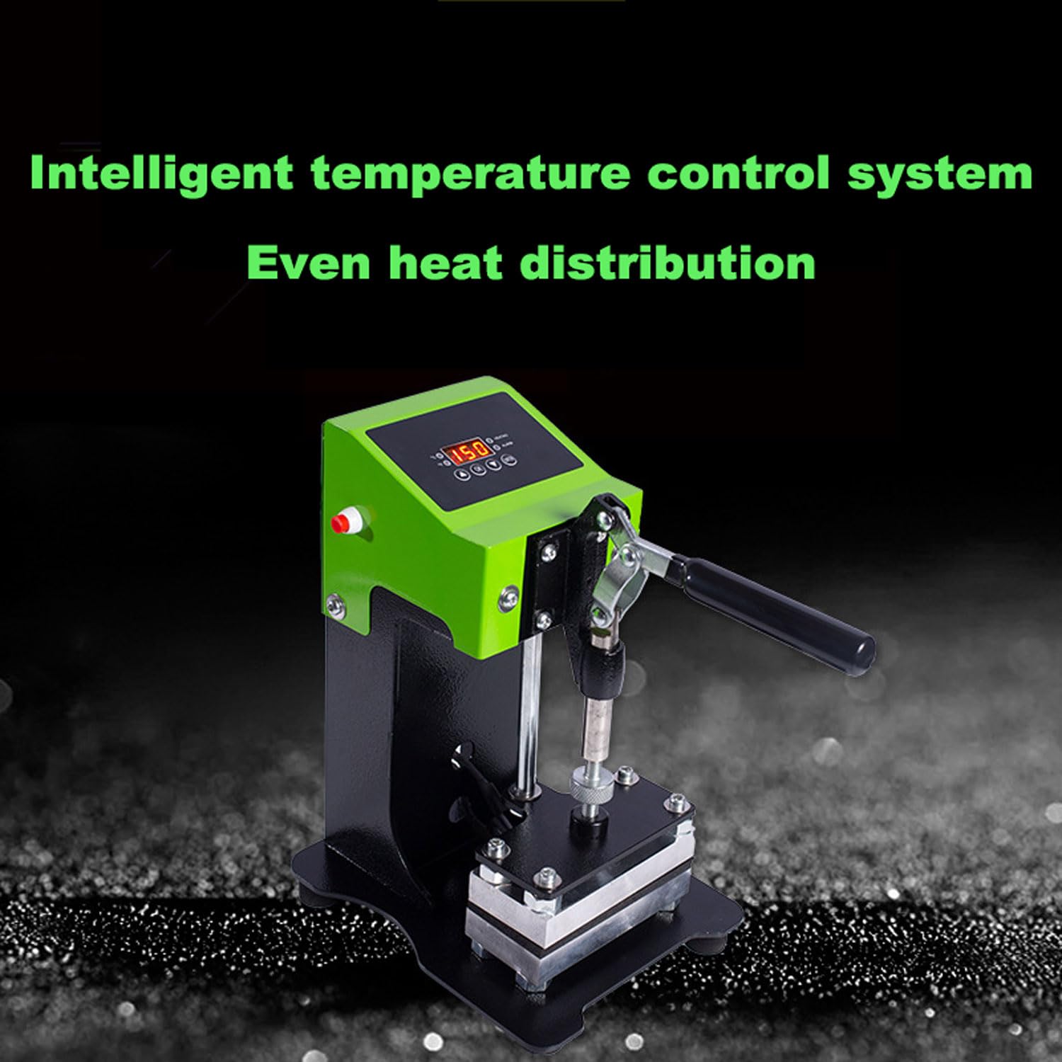 Pressa termica Smart Touch Screen, piccola pressa riscaldante fronte-retro, controlli digitali di precisione, con display LCD digitale e controllo della temperatura 0-250°C, perfetta per la casa