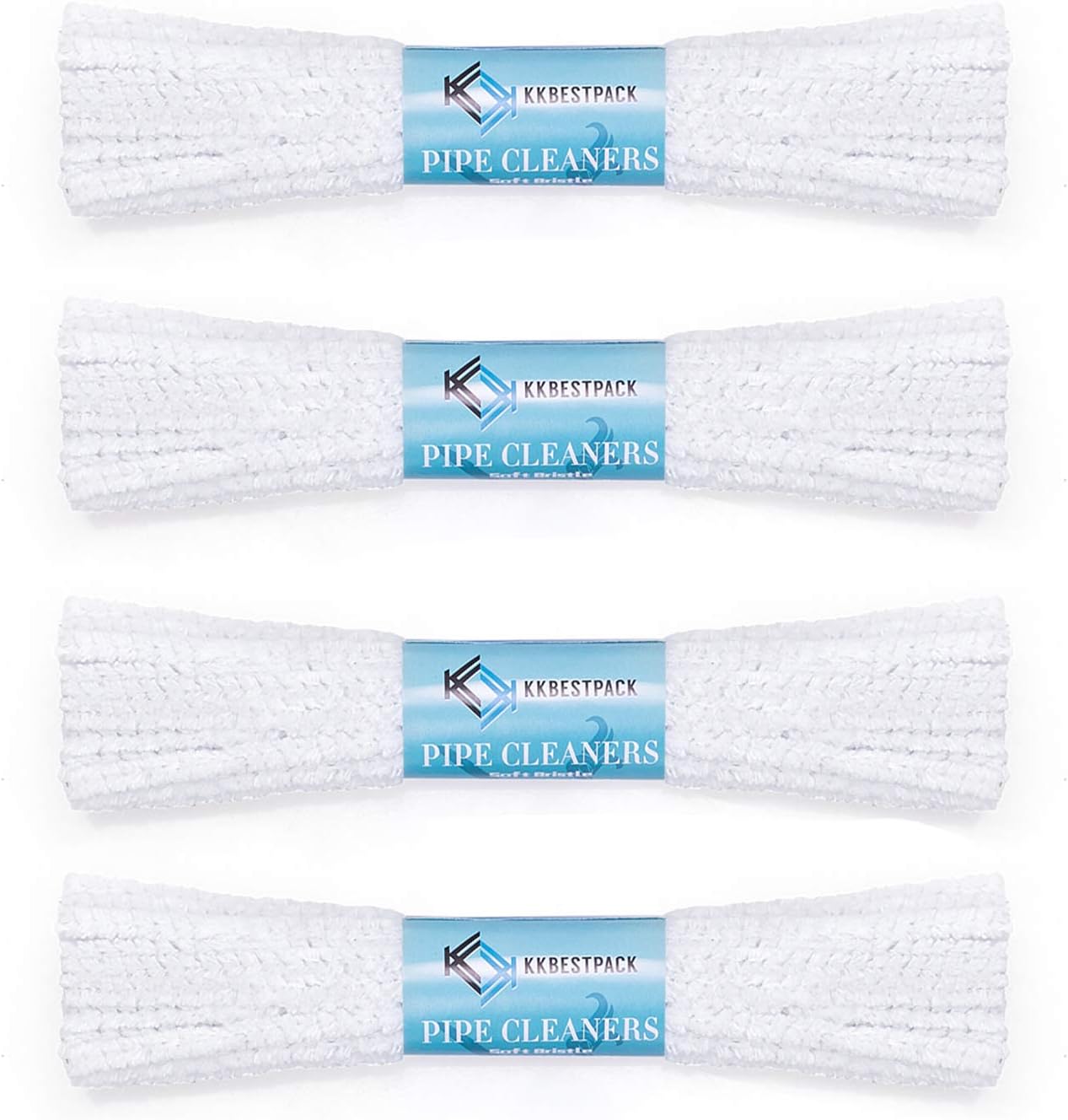 KKBESTPACK NHPC Soft Pipe Cleaners (176 Count), White