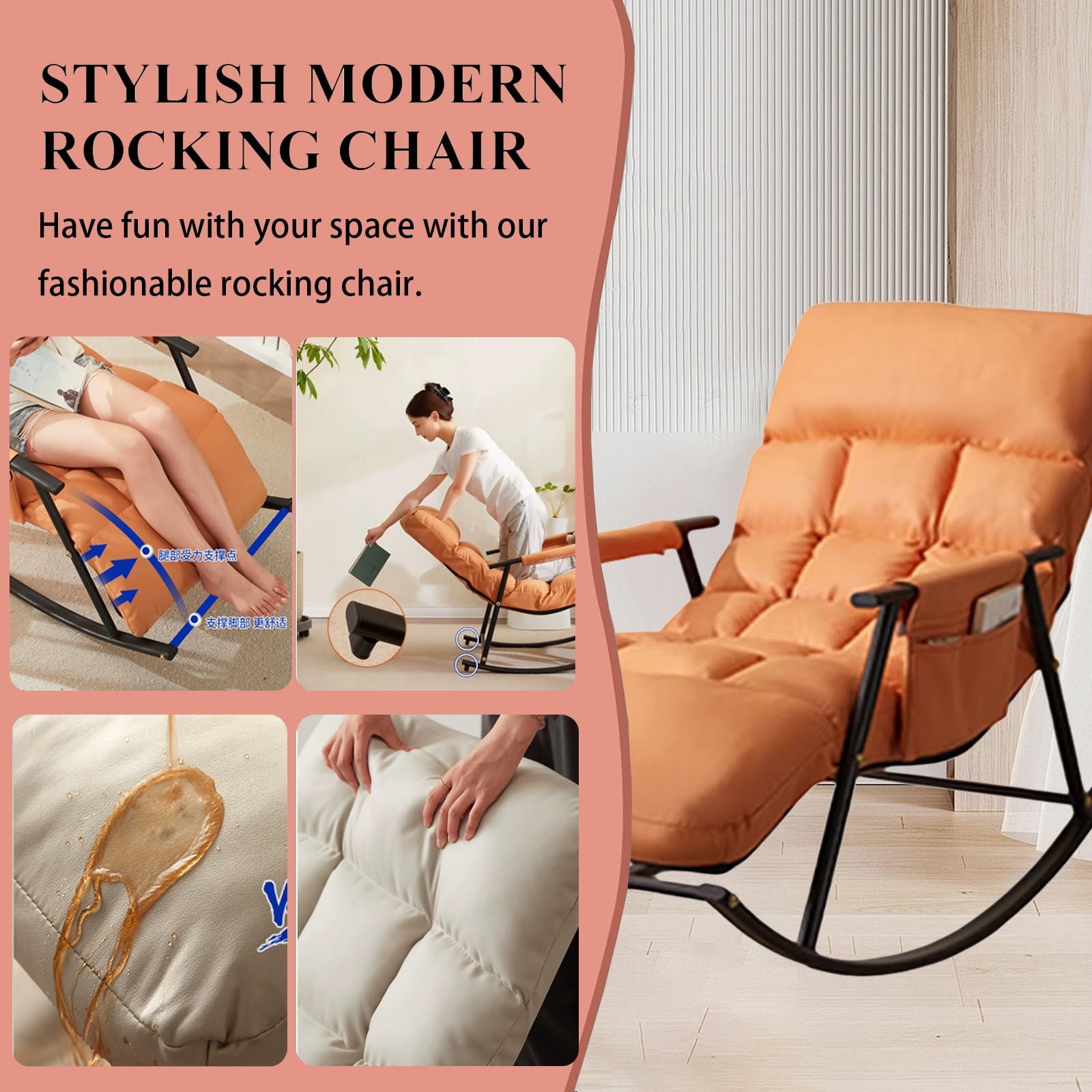 Sillon Relax,sillones Para El Salón,mecedora Ajustables En Seis Posiciones,butacas De Salon,mecedora Lactancia,sillon Lectura,sillones,sillón Relax,butaca Dormitorio,silla Dormitorio,sillones Relax (