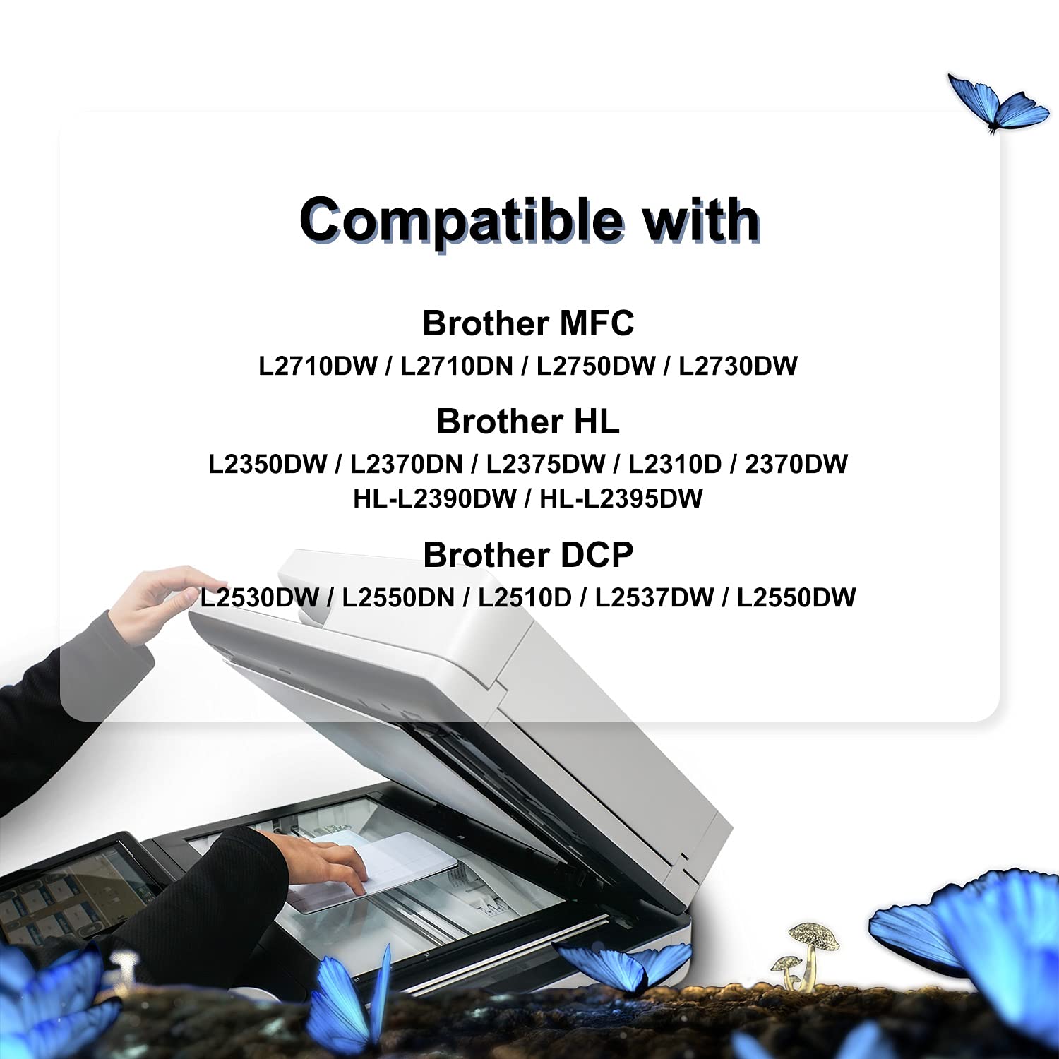 LOSMANN DR2400 Tamburo Compatibile per Brother DR-2400 TN2420 per Brother MFC-L2710DW HL-L2350DW DCP-L2530DW HL-L2370DN DCP-L2510D DCP-L2550DN HL-L2375DW HL-L2310D MFC-L2730DW (1x Tamburo)