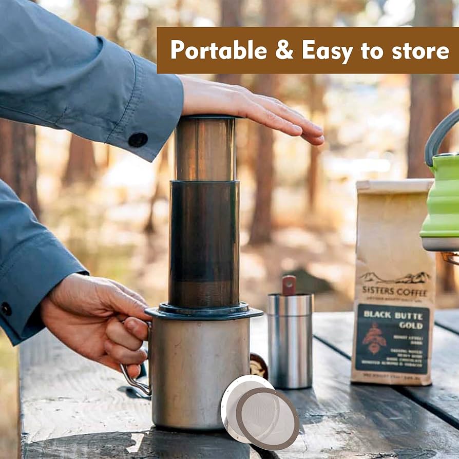 AeroPress 別売ステンレスフィルター　2種類　セット　made USA AeroPress 別売ステンレスフィルター 2種類 セット made USA