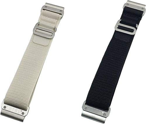 Miniatura 7 de QuickFit - Correa Alpine Loop de 1.024 in para Garmin Fenix 7X6X5X, correa de reloj de liberación rápida con hebilla de metal para reloj Garmin