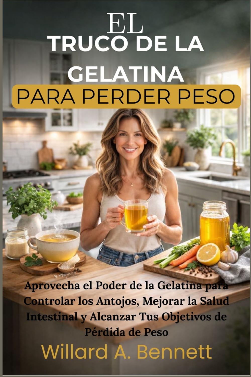 EL TRUCO DE LA GELATINA PARA PERDER PESO: Aprovecha el Poder de la Gelatina para Controlar los Antojos, Mejorar la Salud Intestinal y Alcanzar Tus Objetivos de Pérdida de Peso