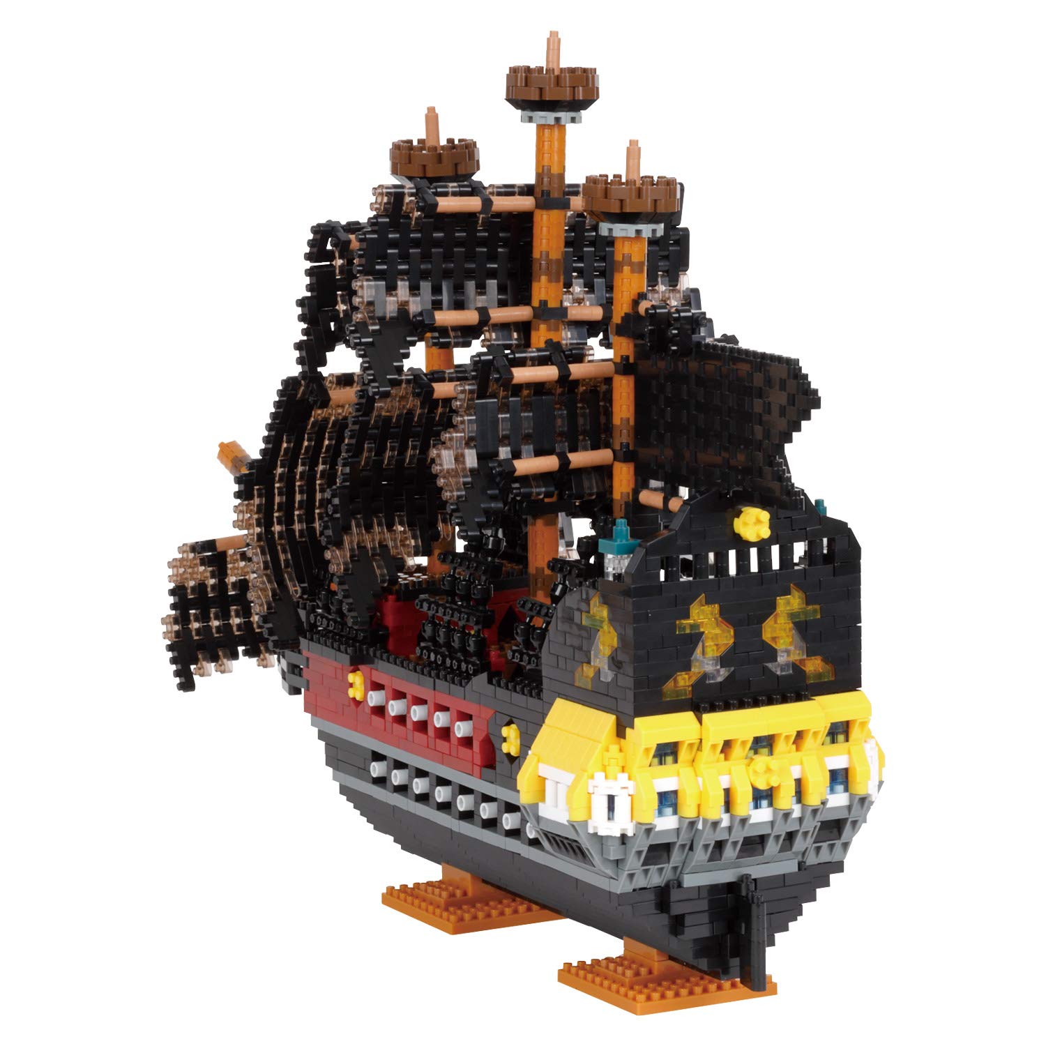 nanoblock - Pirate Ship DX, Pirates, Advanced Hobby Series Building Kit - Image 4