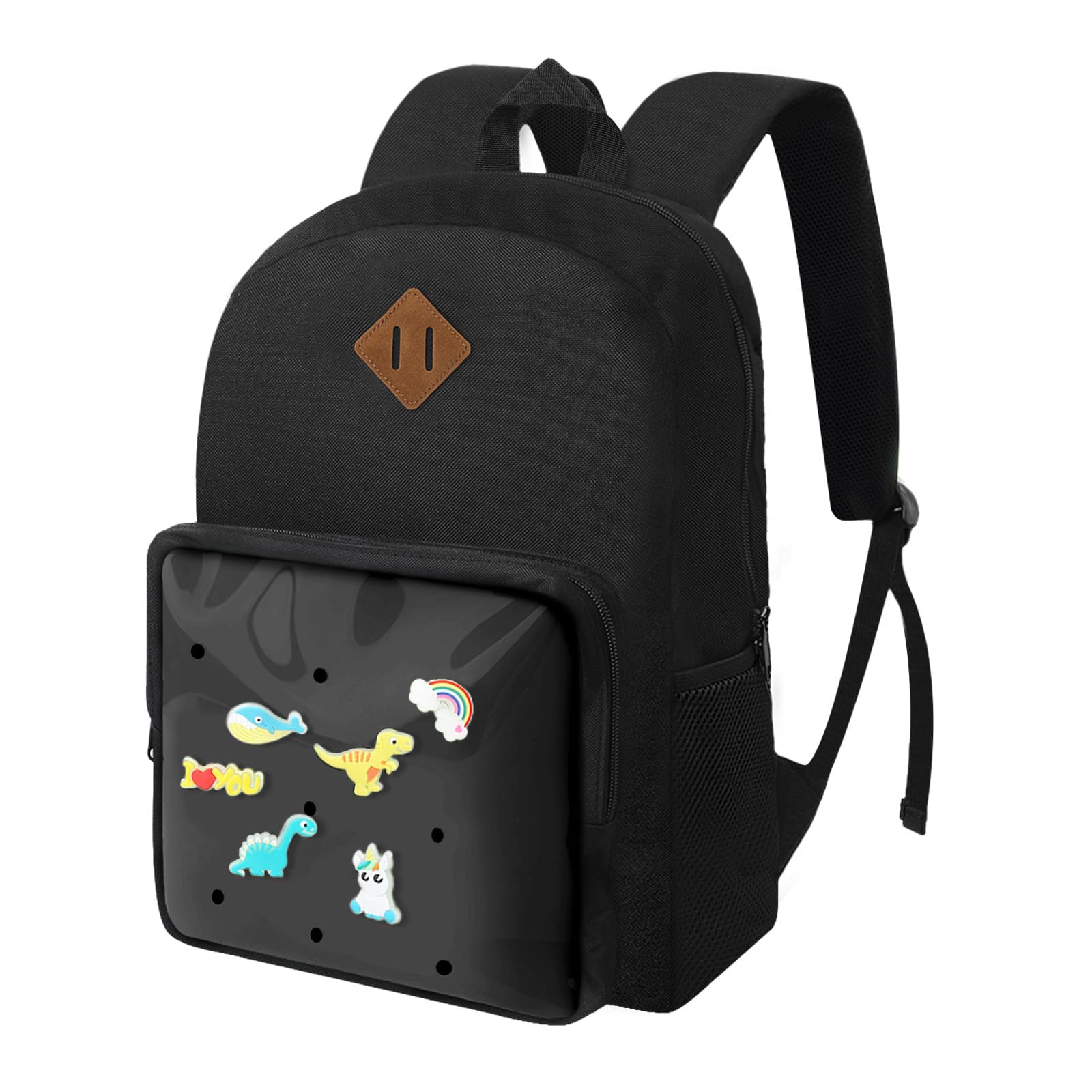Kids Backpack for Boys Girls 5-10 Years Toddler Backpacks for Elementary with Shoe Charm -16 inch Book Bag