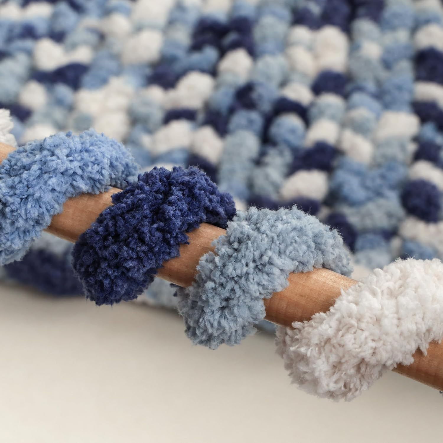 Jumbo Chunky Yarn for Hand Knitting - Super Thick Chenille Chunky Yarn for Crocheting - Extra Soft Bulky Fluffy Blanket Big Yarns 8 Jumbo Pack (27yds,8 oz Each Skein)