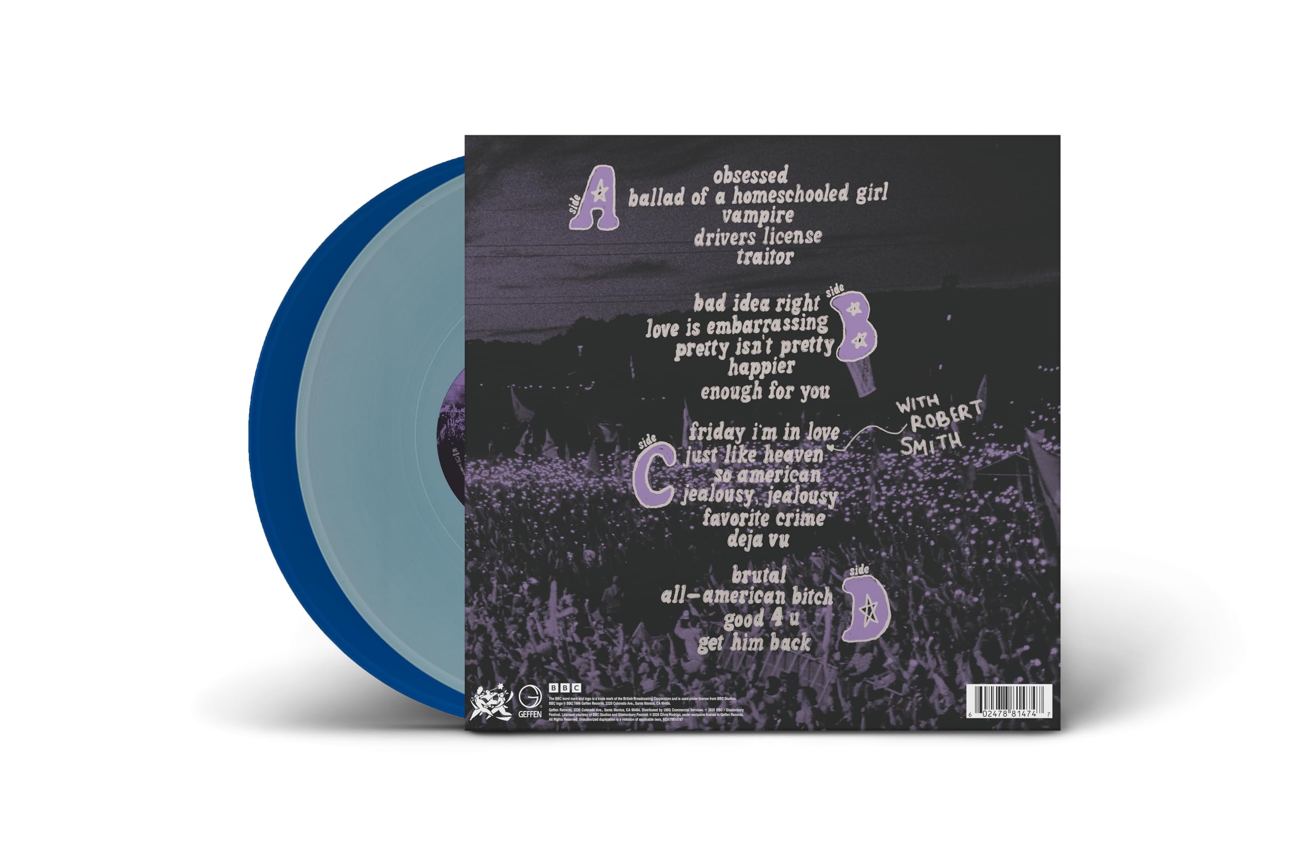 Live from Glastonbury (a BBC Recording) - Vinilo (Edición Limitada Color Azul Claro y Azul Cobalto 2LP)