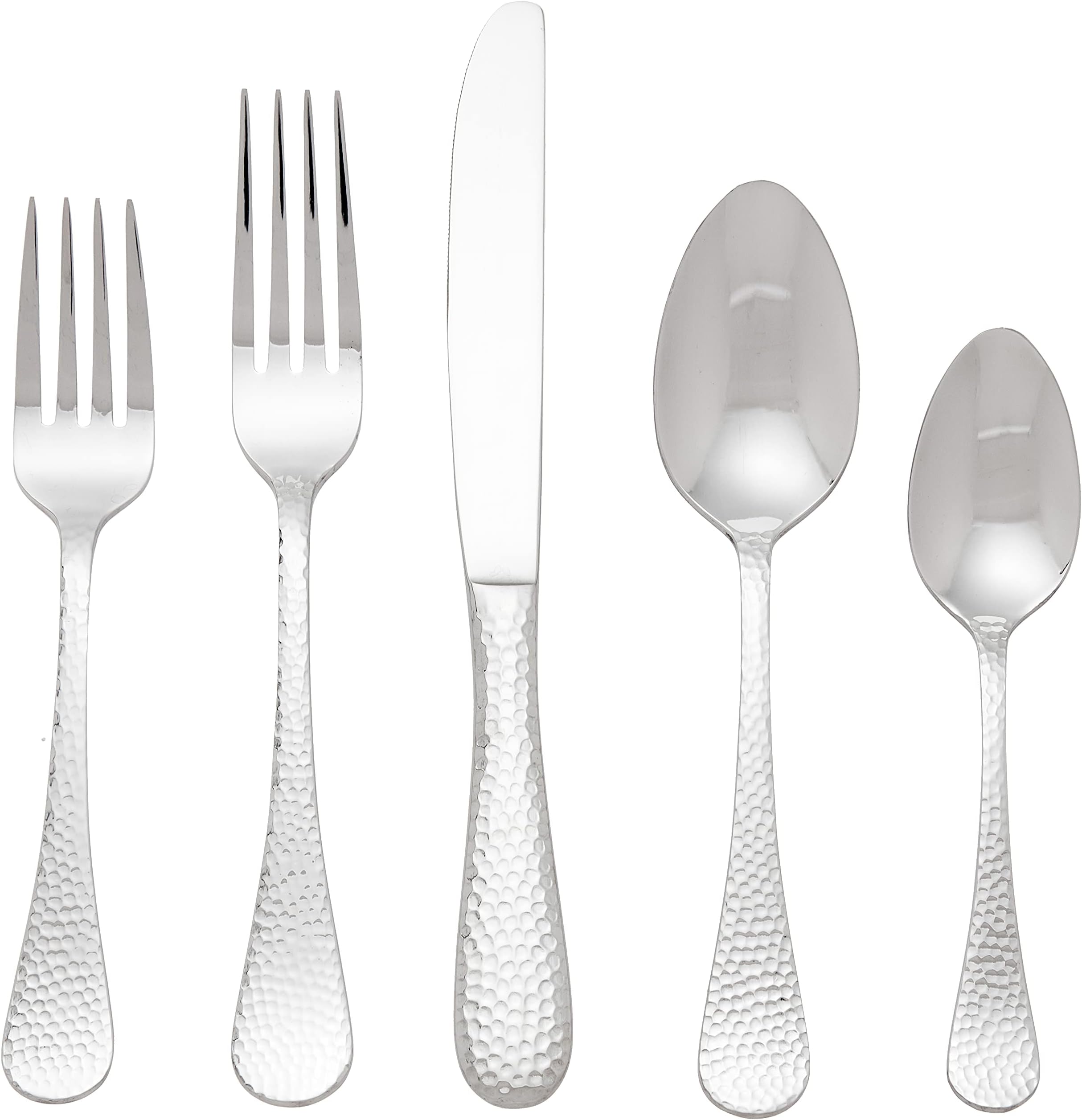 Wallace Continental Hammered 78Piece 18/0 Stainless Steel