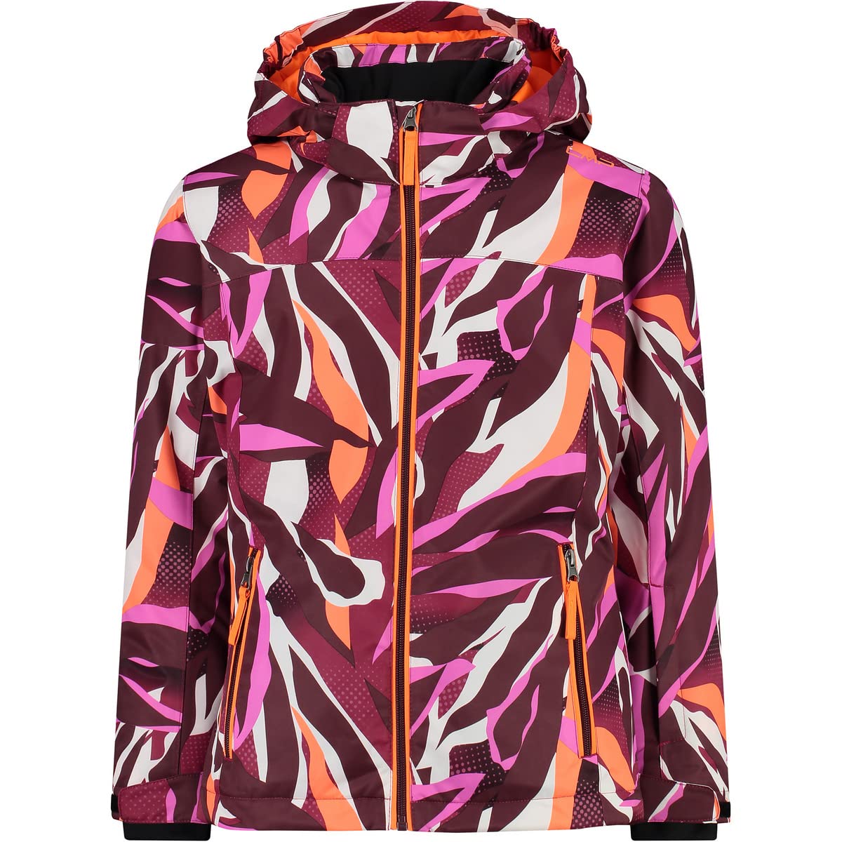 CMP Giacca Da Sci In Twill Da Bambini Con Cappuccio Removibile Giacca Unisex - Bambini e ragazzi (Pacco da 1)