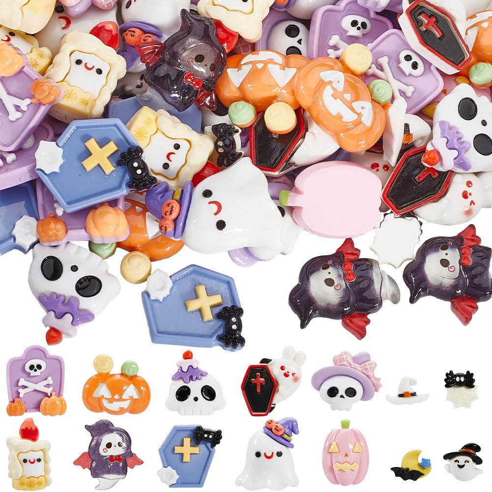 Résine charms Halloween SUNNYCLUE pour fabriquer des bijoux uniques sans effort