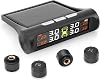 TPMS Tyre Pressure Monitoring System, SolarUSB Charging,Temp Alerts, Auto onoff, for RV, Sedan, SUV, MPV, Motorhom, etc, 4 External Sensors(3.5bar)