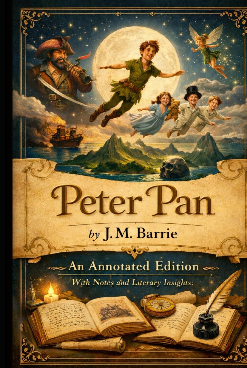 Peter Pan (Annotated): The Classic Story with Annotations, Commentary, and Historical Notes