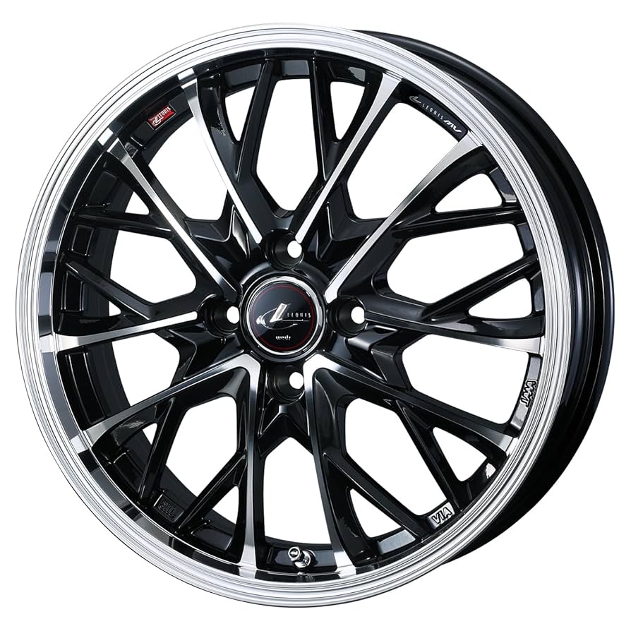 WEDS レオニス AMF 軽量 PCD100 5穴 バリ溝 215/50R17 WEDS レオニス AMF 軽量 PCD100 5穴 バリ溝 215/50R17