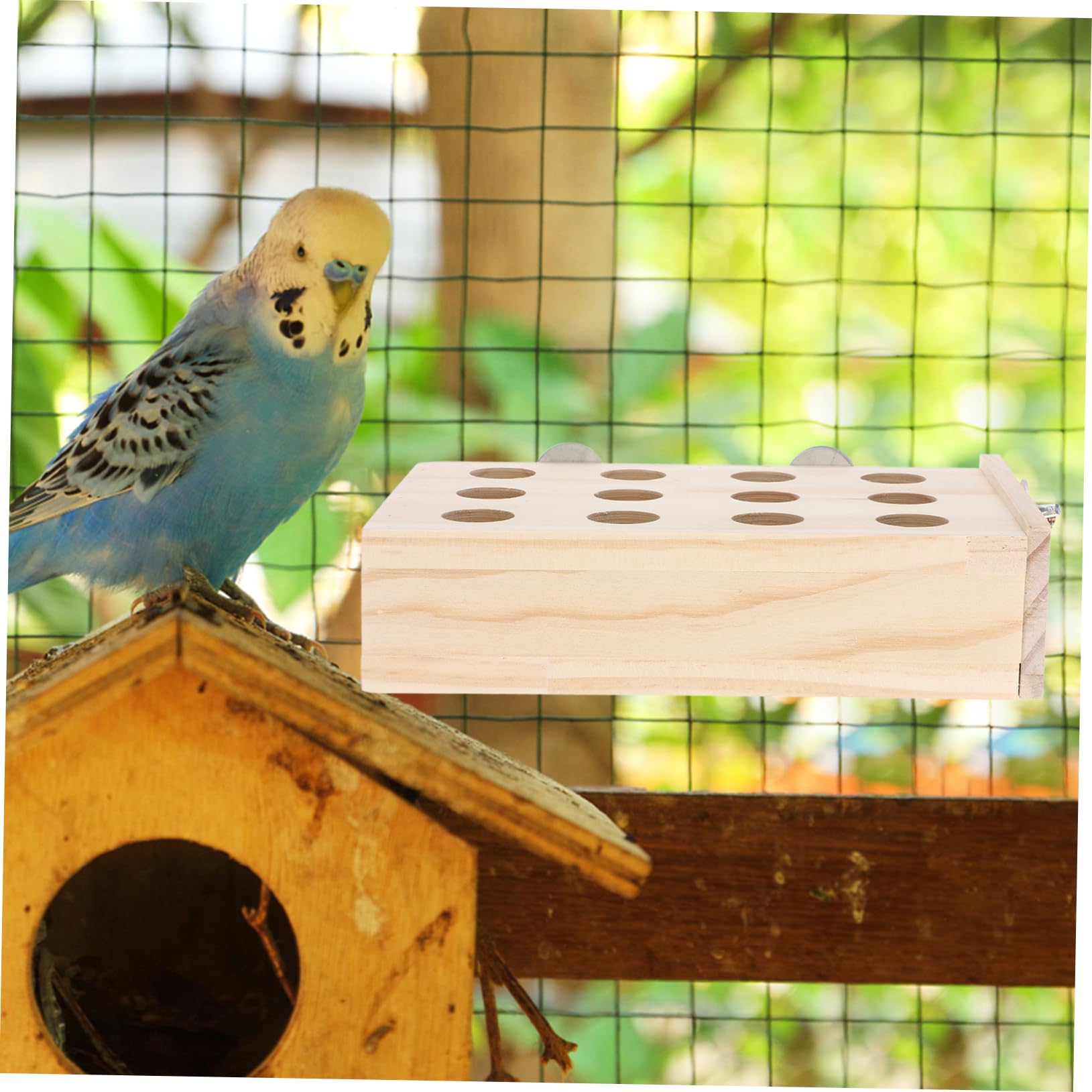 BESPORTBLE 4piezas Juguete para Loros Masticable Juguete De Forrajeo para Aves Entretenimiento y Ejercicio para Aves