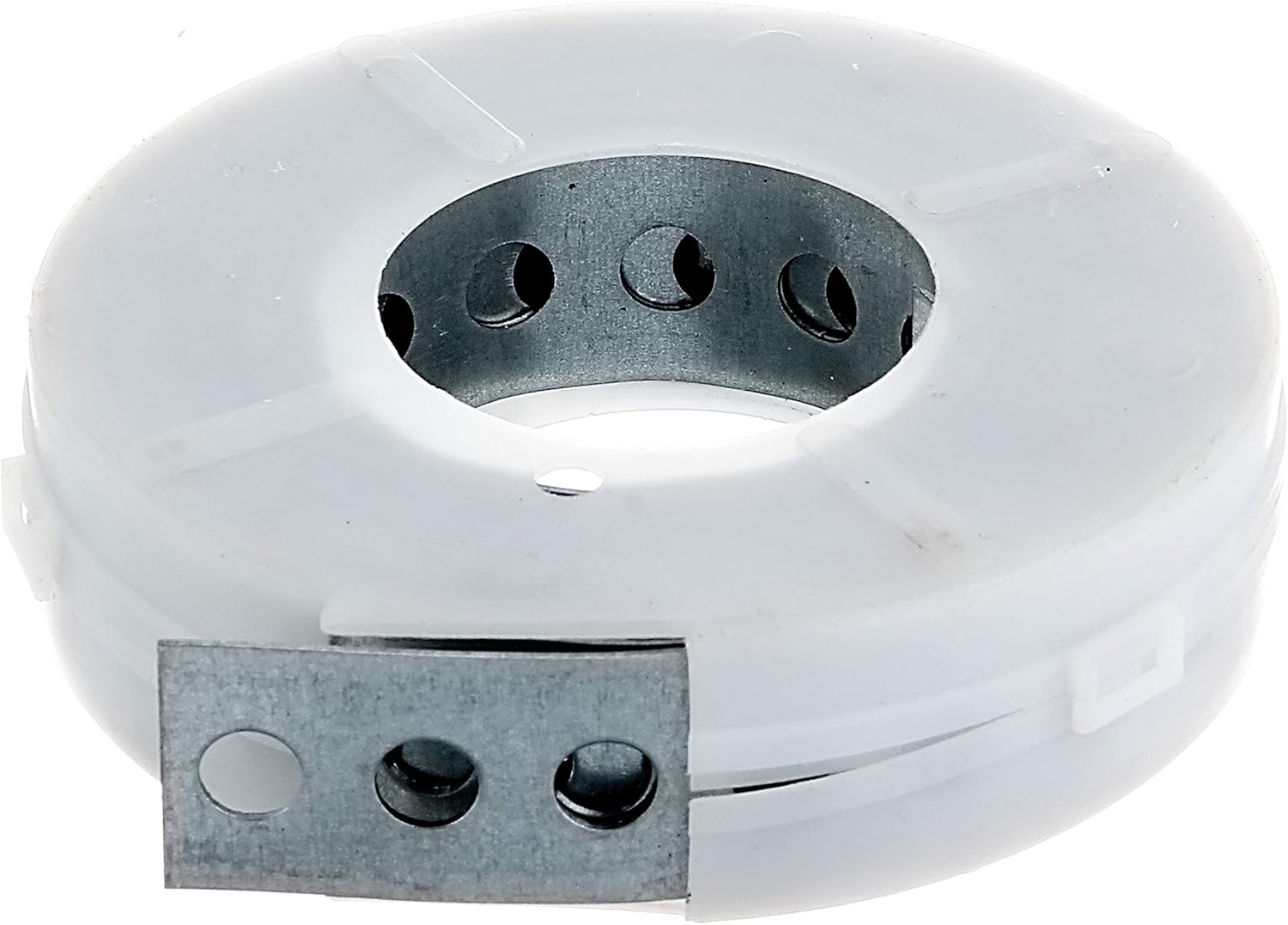 Nastro Forato In Acciaio Zincato - 20mm X 10m, Fori Ogni 12mm